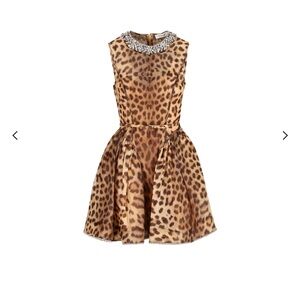 Zimmermann Brown Leopard Print Mini Dress
